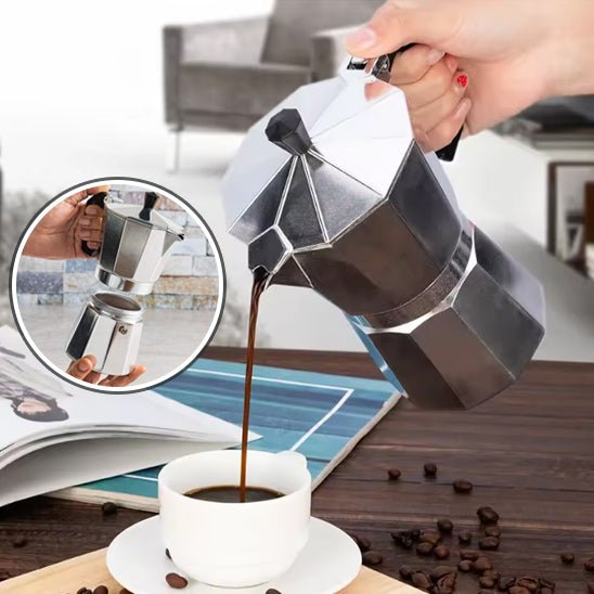 Cafetière Italienne Classica™ – L’Art du Véritable Espresso à l’Italienne - INOVA CUISINE SHOP