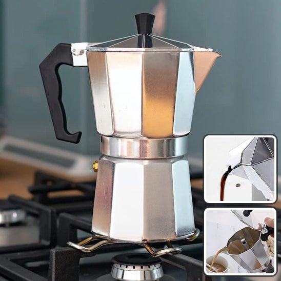 Cafetière Italienne Classica™ – L’Art du Véritable Espresso à l’Italienne - INOVA CUISINE SHOP
