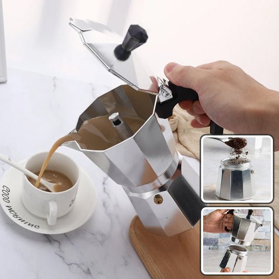 Cafetière Italienne Classica™ – L’Art du Véritable Espresso à l’Italienne - INOVA CUISINE SHOP