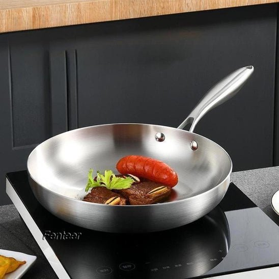 ChefSteel™️ - Poêle en Inox Haute Qualité - INOVA CUISINE SHOP