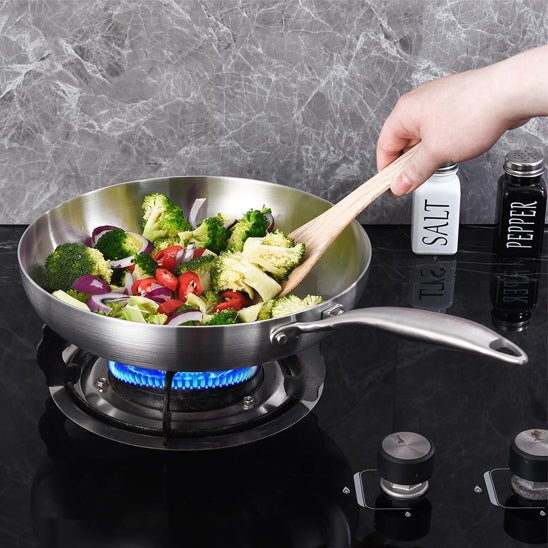ChefSteel™️ - Poêle en Inox Haute Qualité - INOVA CUISINE SHOP