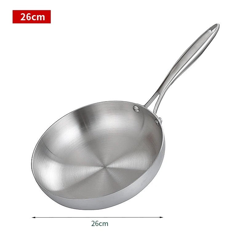 ChefSteel™️ - Poêle en Inox Haute Qualité - INOVA CUISINE SHOP