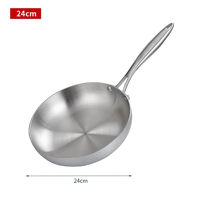 ChefSteel™️ - Poêle en Inox Haute Qualité - INOVA CUISINE SHOP