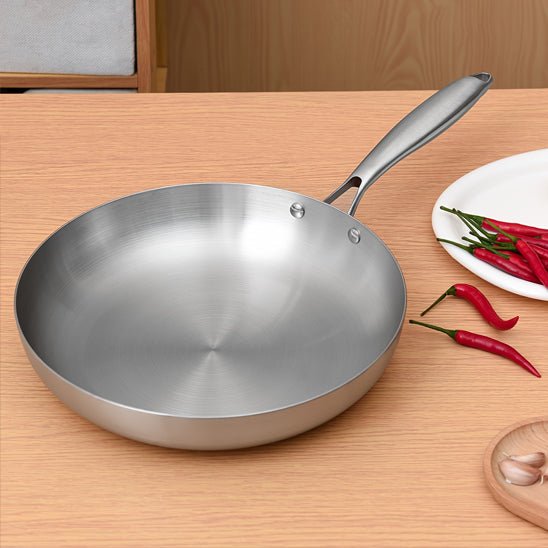 ChefSteel™️ - Poêle en Inox Haute Qualité - INOVA CUISINE SHOP