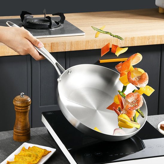 ChefSteel™️ - Poêle en Inox Haute Qualité - INOVA CUISINE SHOP