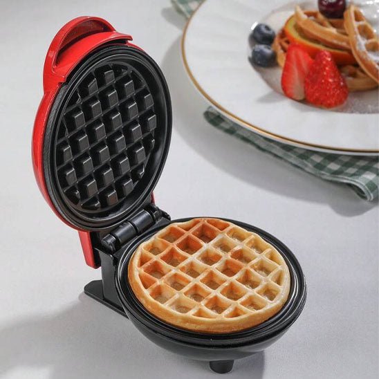 GaufreMinute™ – Mini Gaufrier Électrique Compact et Rapide - INOVA CUISINE SHOP