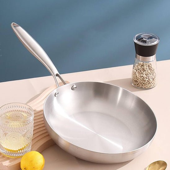 ChefSteel™️ - Poêle en Inox Haute Qualité - INOVA CUISINE SHOP