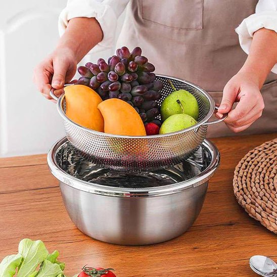 FiltraChef™ – Passoire Inox Micro - Perforée Haute Performance - INOVA CUISINE SHOP