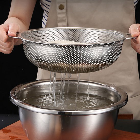 FiltraChef™ – Passoire Inox Micro - Perforée Haute Performance - INOVA CUISINE SHOP
