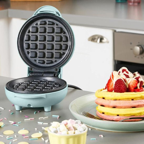 GaufreMinute™ – Mini Gaufrier Électrique Compact et Rapide - INOVA CUISINE SHOP