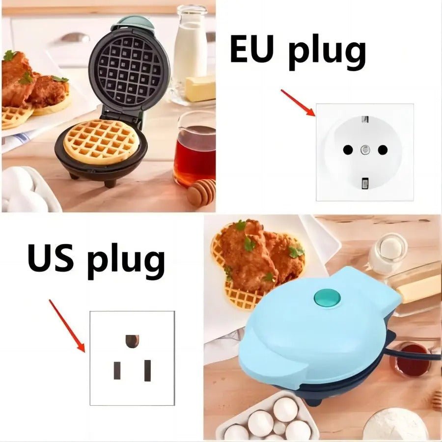 GaufreMinute™ – Mini Gaufrier Électrique Compact et Rapide - INOVA CUISINE SHOP